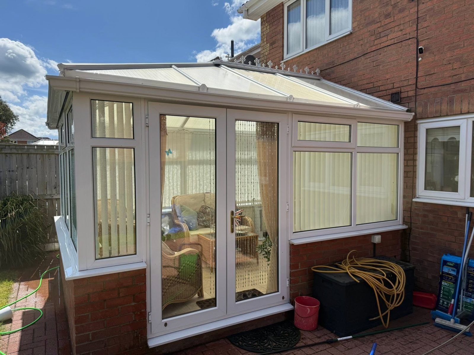Conservatory roof and frame cleaning — conservatory cleaning in Eaglescliffe  Teesside by Ingleby Garden Maintenance (IGM)