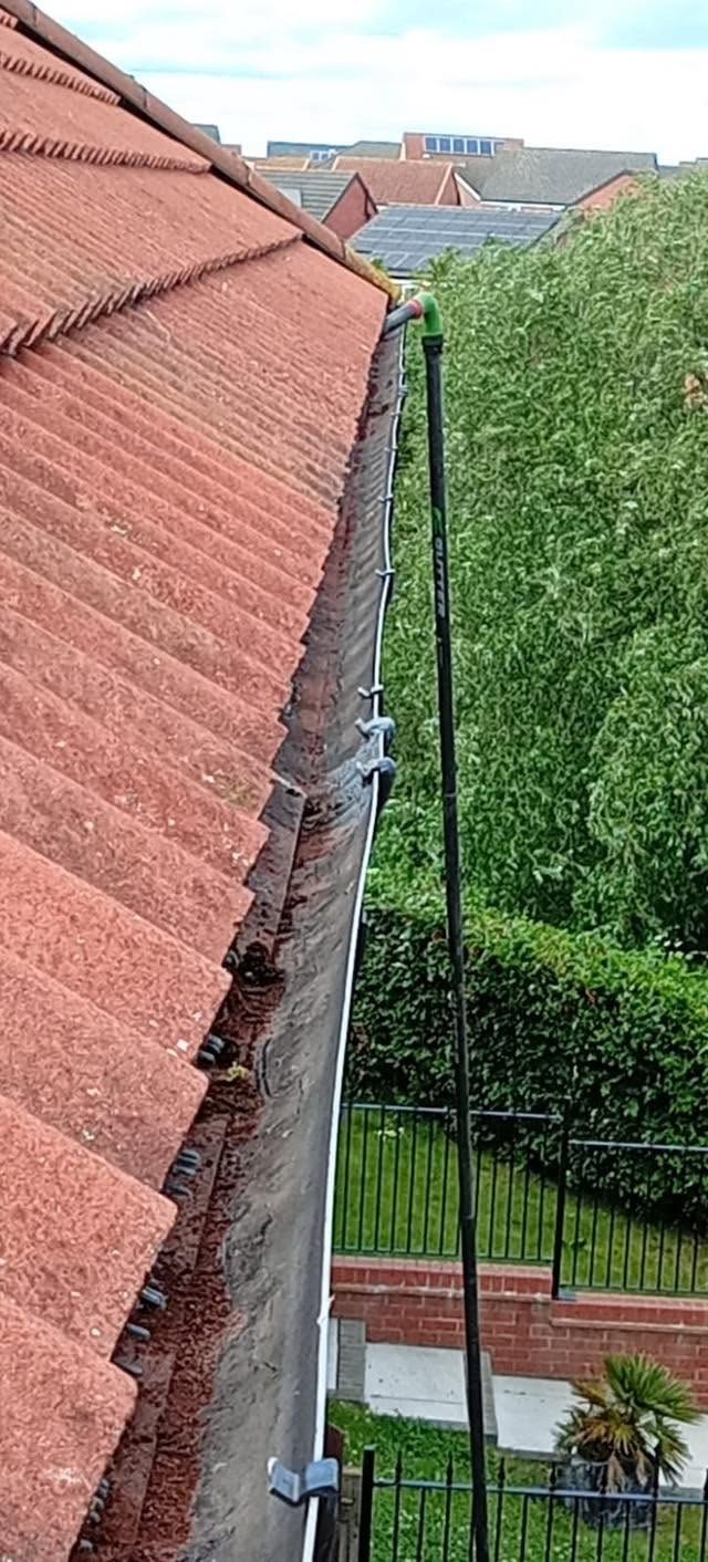 Roofline and gutter edge — gutter cleaning in Norton  Teesside by Ingleby Garden Maintenance (IGM)